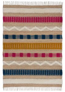 Flair Rugs koberce Kusový koberec Jubilant Medina Jute Natural/Multi ROZMĚR: 120x170