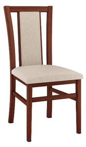 DALIA 101 - jídelní židle, masiv mořený višeň primavera / látka béžová 036