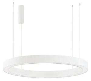 LED lustr Morbido 100 bílé s dálkovým ovládáním