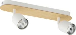 TK-LIGHTING Stropní bodové LED osvětlení TOP WOOD, 2xGU10, 10W, bílé 3295