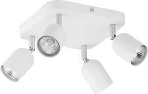 TK-LIGHTING Stropní bodové LED osvětlení TOP, 4xGU10, 10W, bílé, hranaté 4414