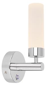 GLOBO Nástěnné LED svítidlo do koupelny s vypínačem TASSA 41504