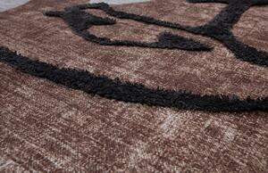Hoorns Hnědý koberec Elliot 170 x 200 cm