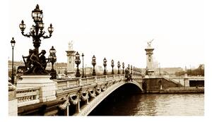 Fototapeta - Pařížský most 450x270 + zdarma lepidlo