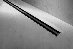 REA - Lineární odtokový žlab Neo Slim Pro 80 - černá