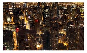 Fototapeta - Město v noci - Chicago, USA 450x270 + zdarma lepidlo