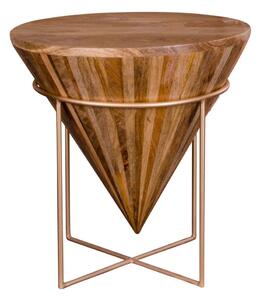 House Nordic Konferenční stolek, přírodní mangové dřevo\nØ45x45 cm (Přírodní)