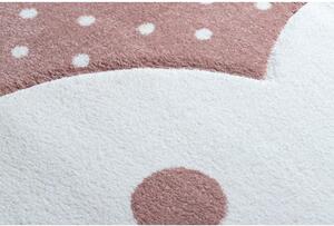 Dětský kusový koberec Petit Bunny pink 120x170 cm