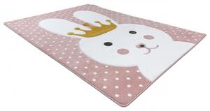 Dětský kusový koberec Petit Bunny pink 160x220 cm