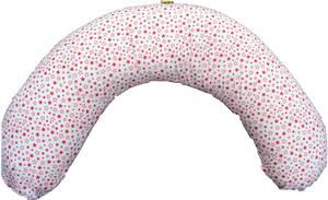 KHC Kojící těhotenský relaxační polštář Miki Obrovský Hvězdičky na bílé EPS Pratelný potah