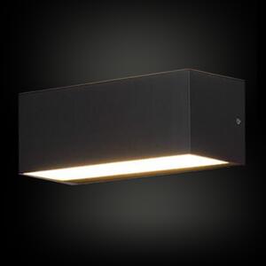 TOP-LIGHT Venkovní nástěnné LED osvětlení IMOLA, 12W, denní bílá, IP65, černé Imola