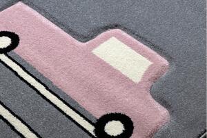 Dětský kusový koberec Petit Toys cars grey 160x220 cm