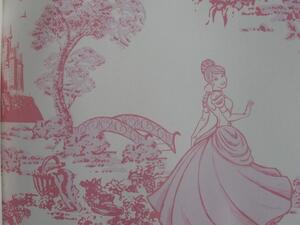 Dětská papírová tapeta Princezny 70-233, Princess Pink, Kids@Home 6, Graham & Brown rozměry 0,52 x 10 m