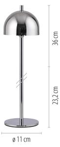 Schöner Wohnen 19244-17 - LED Stm. stolní lampa BELLIS LED/2,5W/5V IP54 chrom