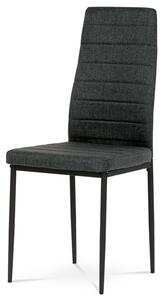 Jídelní židle FANCY antracitová/černá