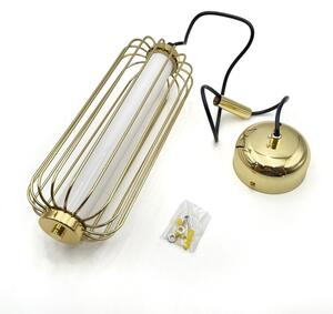 LED Lustr na lanku BONNIE LED/15W/230V 3000K zlatá