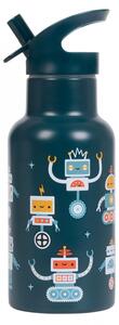 A Little Lovely Company - nerezová láhev na pití, 350 ml – roboti