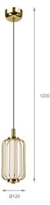 LED Lustr na lanku BONNIE LED/10W/230V 3000K zlatá