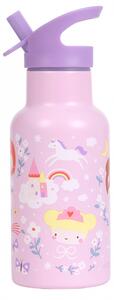 A Little Lovely Company - nerezová láhev na pití, 350 ml – princezny