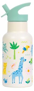 A Little Lovely Company - nerezová láhev na pití, 350 ml – džungle