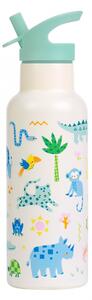 A Little Lovely Company - nerezová láhev na pití, 500 ml – džungle