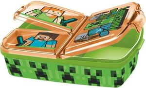Stor Svačinový box Minecraft, 19,5 x 16,5 x 6,7 cm