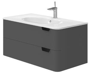 Lavedo Velluto Grey 100 koupelnová skříňka s umyvadlem
