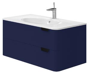 Kingsbath / Lavedo Velluto Blue 100 koupelnová skříňka s umyvadlem
