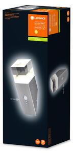 LEDVANCE Venkovní nástěnné LED svítidlo s čidlem ENDURA STYLE CRYSTAL, 5W, teplá bílá, stříbrné