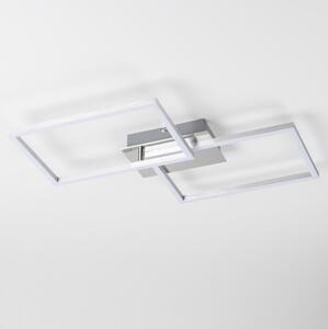 LED Stropní svítidlo LED/17W/230V matný chrom