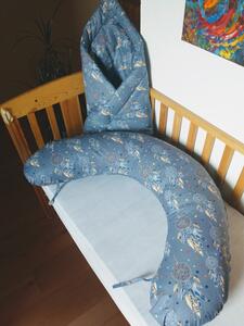 KHC Výhodný set 2ks Kojící těhotenský polštář+Zavinovačka pro miminko Lapače snů