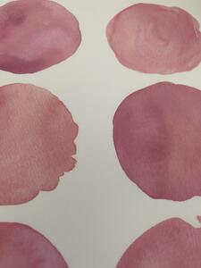 Funlife Samolepky do dětského pokoje puntíky 6 cm | 3 barvy Barva: Růžová