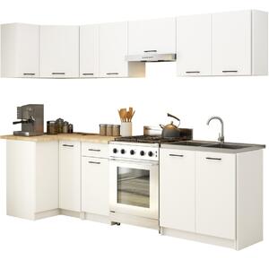 Ak furniture Kuchyňská linka Olivie 3 m bílá