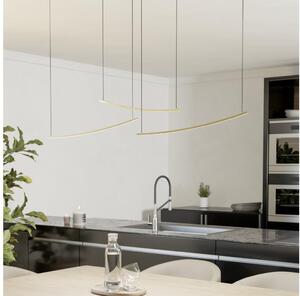 Eglo 902167 -LED Stm. lustr na lanku VILLEGGI LED/22W/230V 2700/4000/6500K zlatá