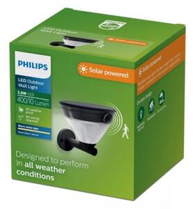 Philips - LED Solární nástěnná lampa KYNA LED/3,8W/3,7V 800 mAh 2700K IP44