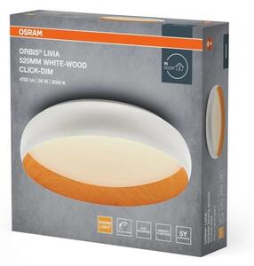 Osram - LED Stm stropní svítidlo ORBIS LIVIA LED/36W/230V pr. 52 cm bílá/hnědá