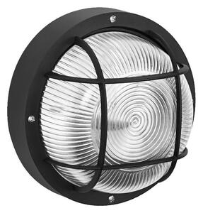 Osram - Venkovní nástěnné svítidlo BULKHEAD 1xE27/10W/230V pr. 19 cm IP54 černá