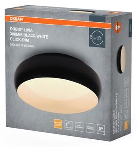 Osram - LED Stm stropní svítidlo ORBIS LIVIA LED/16W/230V pr. 30 cm černá/bílá