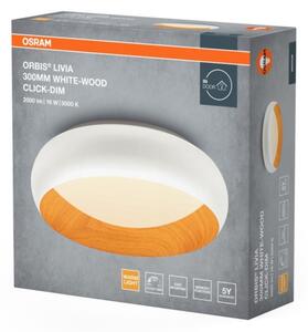 Osram - LED Stm stropní svítidlo ORBIS LIVIA LED/16W/230V pr. 30 cm bílá/hnědá