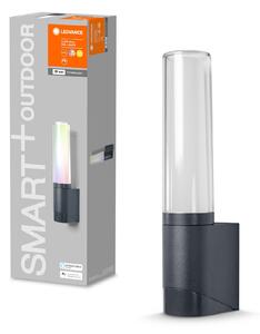 LEDVANCE Chytré venkovní nástěnné LED osvětlení SMART WIFI FLARE, 7,5W, teplá bílá, RGB, šedé, IP44