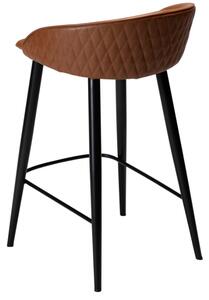 ​​​​​Dan-Form Světle hnědá koženková barová židle DAN-FORM Dual 66 cm