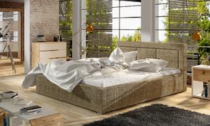 Postel Belluno - dřevěný rám postele Rozměr: 140 x 200 cm, látka: Soft 11