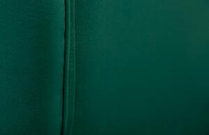 Moebel Living Smaragdově zelené sametové křeslo Nesie