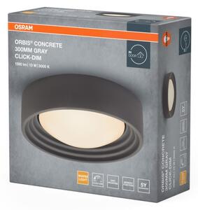 Osram - LED Stm stropní svítidlo ORBIS CONCRETE LED/13W/230V pr.30cm šedá/beton