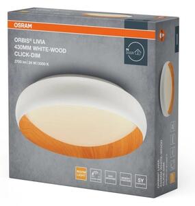 Osram - LED Stm stropní svítidlo ORBIS LIVIA LED/24W/230V pr. 43 cm bílá/hnědá