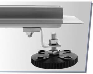 Rea Neo Slim Pro, lineárny odtokový žľab s 360stupňovým sifónom 90cm, nerez, REA-G8403