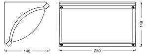 Osram - Venkovní nástěnné svítidlo ENDURA CLASSIC 1xE27/40W/230V IP54 antracit