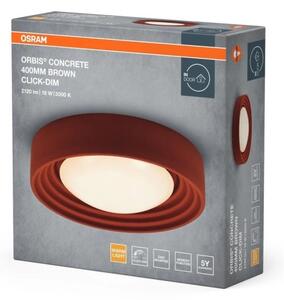 Osram - LED Stm stropní svítidlo ORBIS CONCRETE LED/18W/230V pr.40cm hnědá/beton