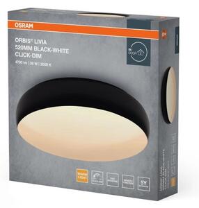 Osram - LED Stm stropní svítidlo ORBIS LIVIA LED/36W/230V pr. 52 cm černá/bílá