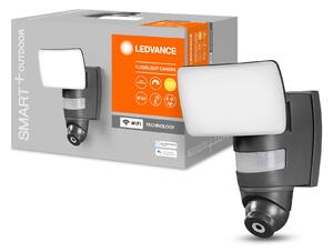 LEDVANCE Venkovní nástěnné LED svítidlo s kamerou, reproduktorem a čidlem SMART WIFI FLOOD CAMERA